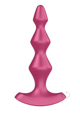 Satisfyer Lolli-Plug 1 Silicone Beaded Anal Plug - Fuchsia