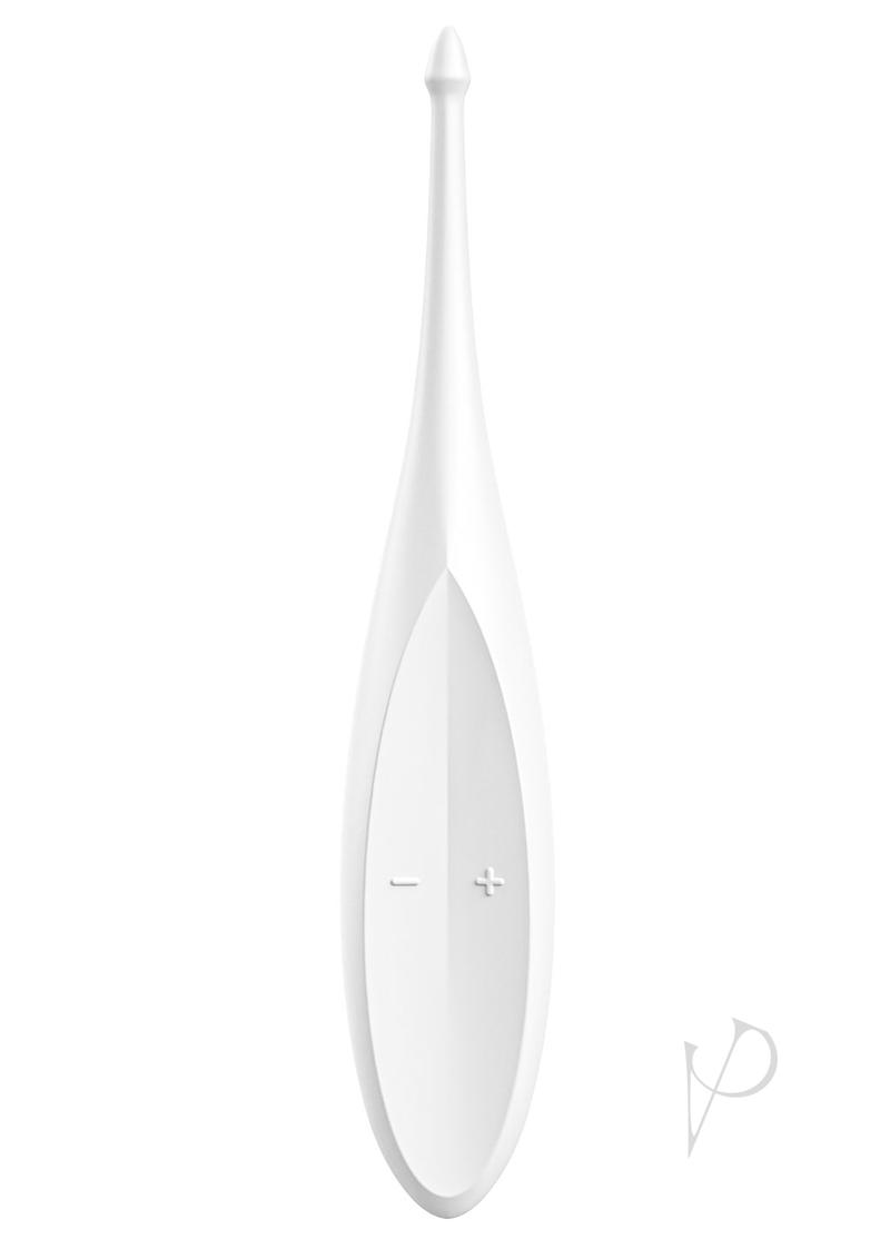 Satisfyer Twirling Fun Silicone Vibrator - White