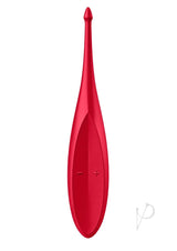 Satisfyer Twirling Fun Silicone Vibrator - Red