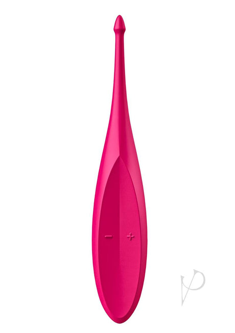 Satisfyer Twirling Fun Silicone Vibrator - Magenta