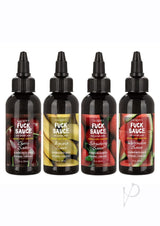 Fuck Sauce Flavored Water Based Personal Lubricant Variety 2oz (4 pack)