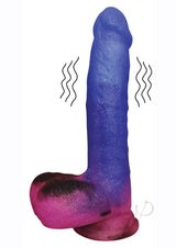 Stardust Milky Way Silicone Dildo 8.5in - Multicolor