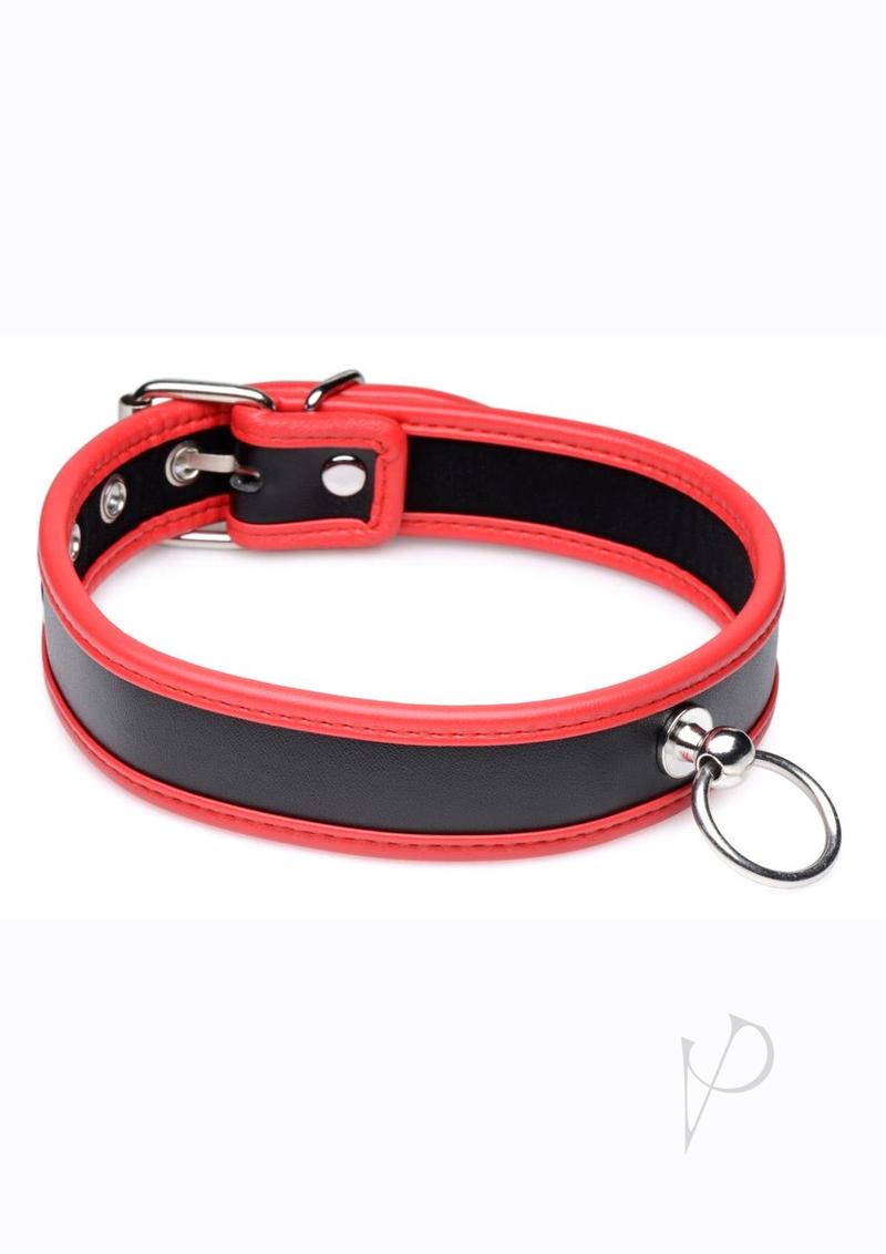 Master Series Black and Red Collar with O-Ring