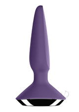 Satisfyer Plug-ilicious 1 Silicone Vibrating Anal Plug - Purple