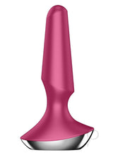 Satisfyer Plug-ilicious 2 Silicone Vibrating Anal Plug - Berry