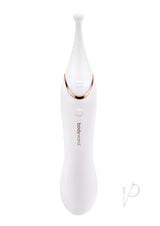 Bodywand Dual Stim Vario Silicone Vibrator - White/Gold