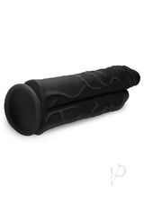 Master Cock Double Stuffer Double Pecker Dildo 10in - Black
