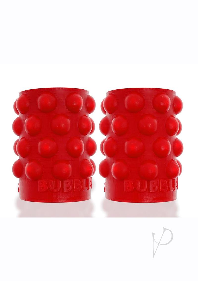 Bubbles Silicone Nipple Suckers - Red