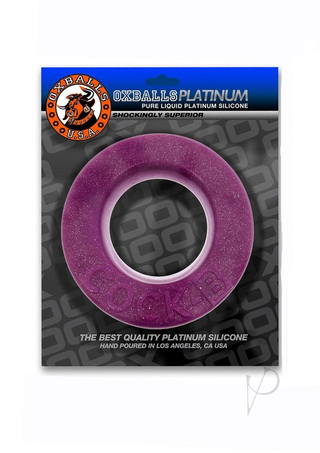 Cock-B Bulge Silicone Cock Ring - Plum