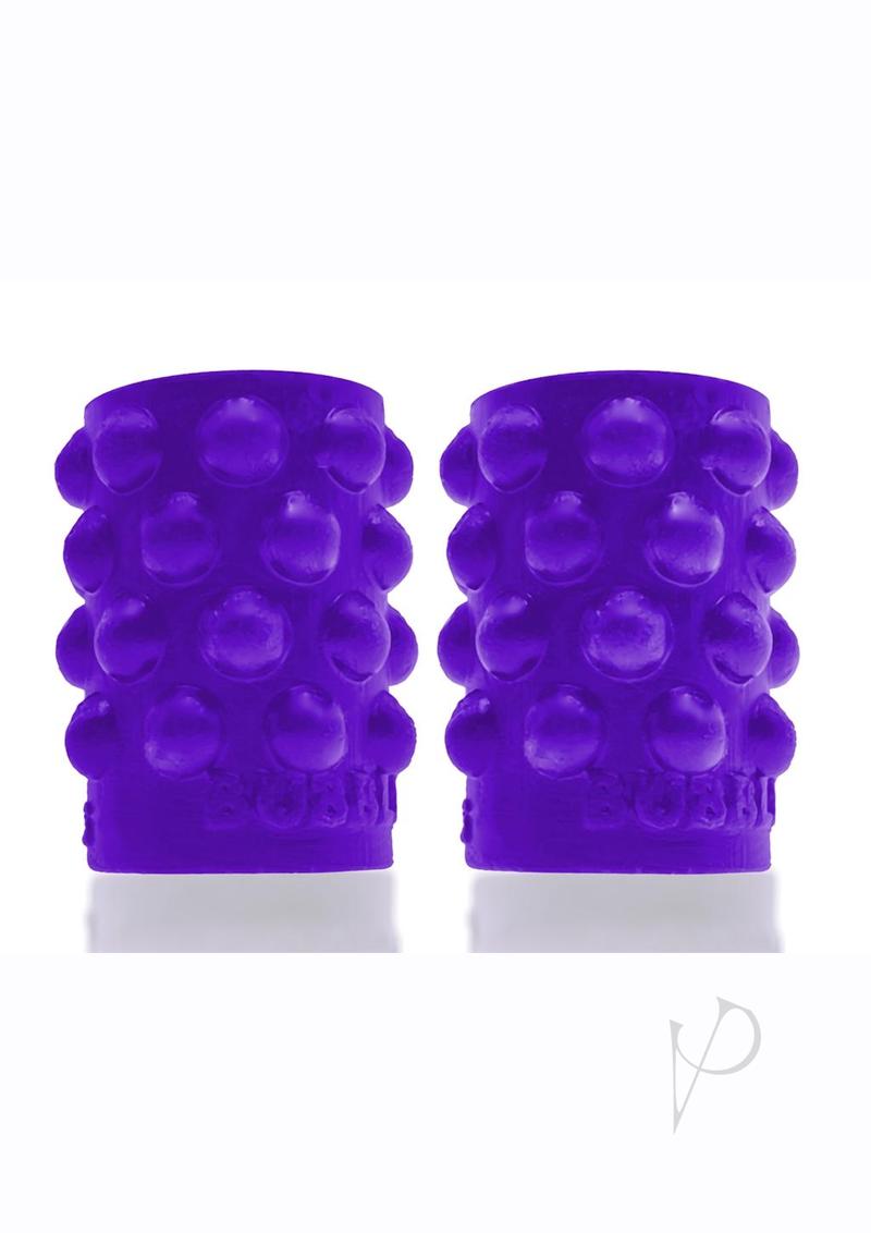 Bubbles Silicone Nipple Suckers - Eggplant