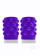 Bubbles Silicone Nipple Suckers - Eggplant