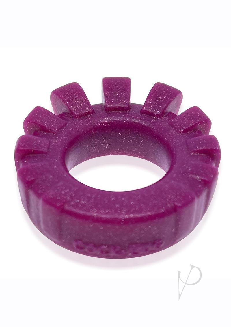 Cock Lug Lugged Cock Ring - Plum