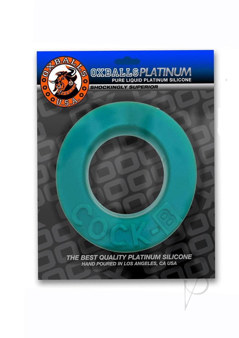 Cock-B Bulge Silicone Cock Ring - Peacock