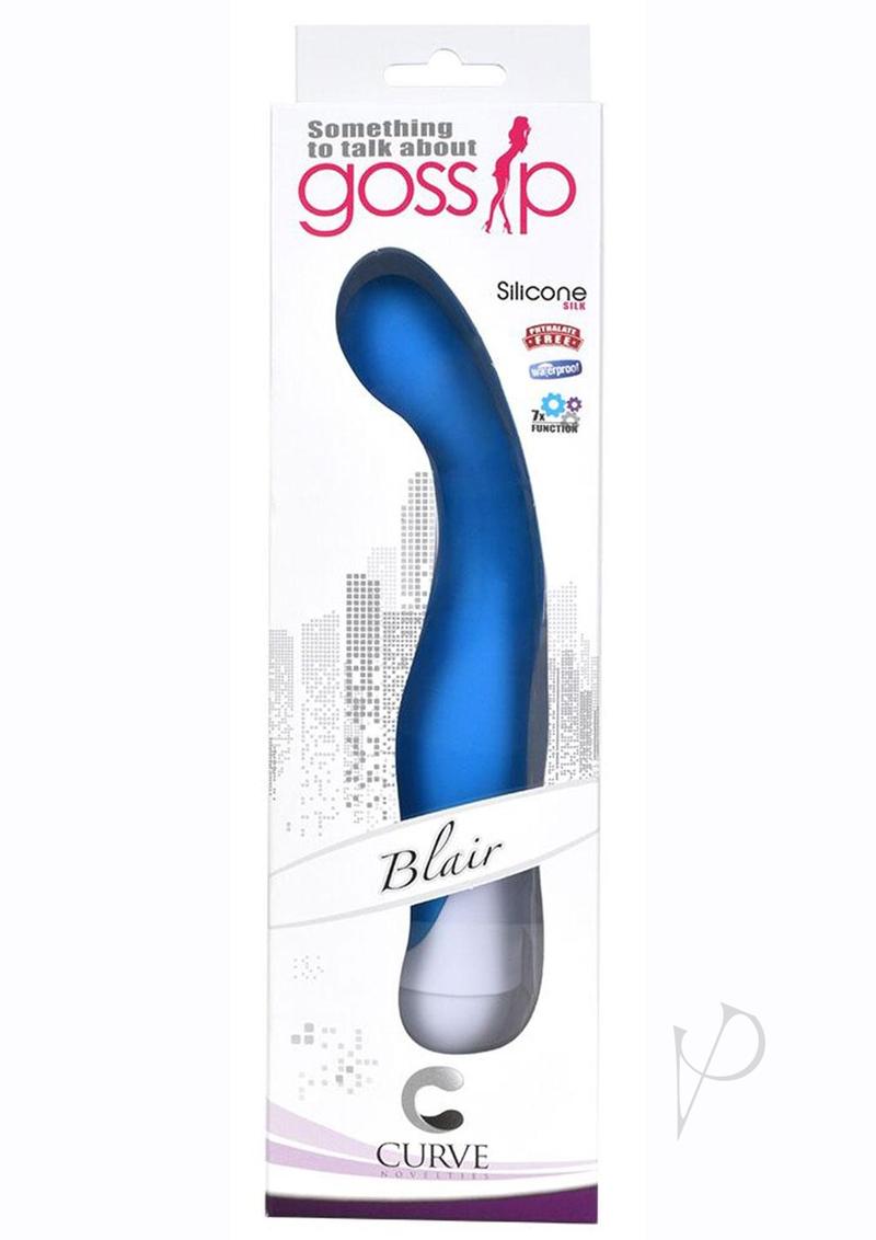 Gossip Blair 7 Speed Silicone G-Spot Vibrator - Blue