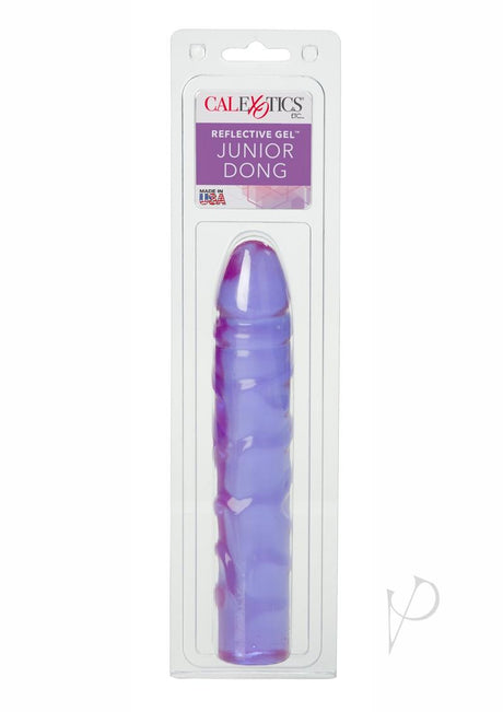 Reflective Gel Junior Dildo 7.5 - Purple