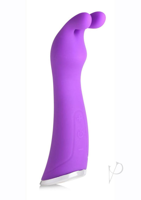 Gossip Zippy 28x Rechargeable Silicone Rabbit Vibrator - Purple