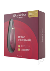 Womanizer Premium 2 Rechargeable Silicone Clitoral Stimulator - Bordeaux