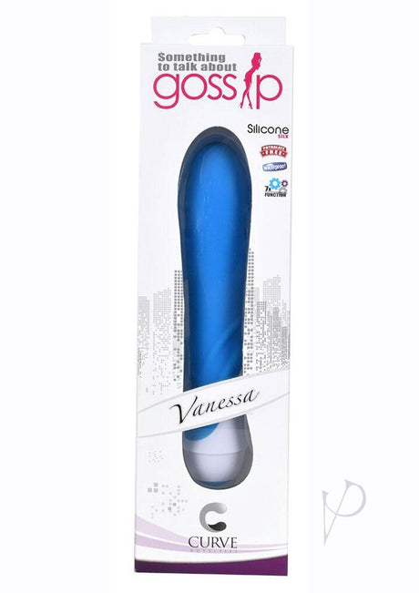 Gossip Vanessa 7 Function Silicone Vibrator - Blue