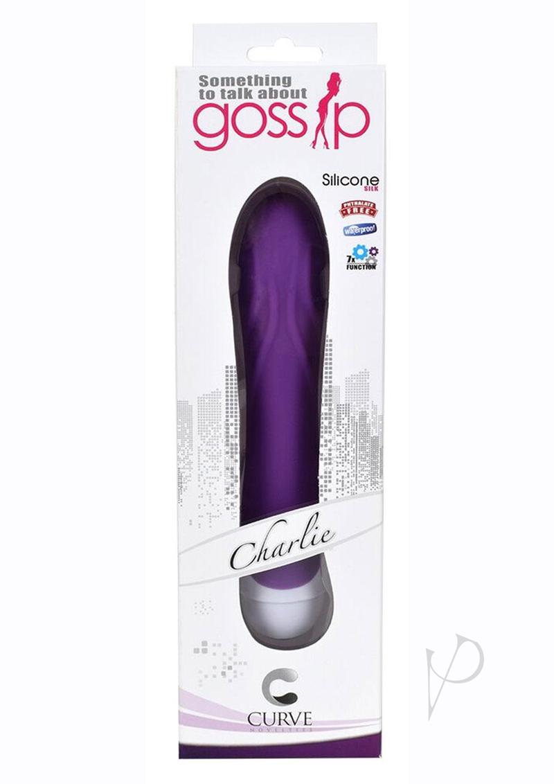 Gossip Charlie 7 Function Silicone Vibrator - Purple