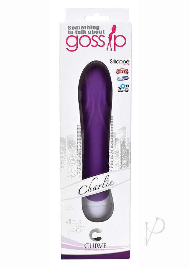 Gossip Charlie 7 Function Silicone Vibrator - Purple