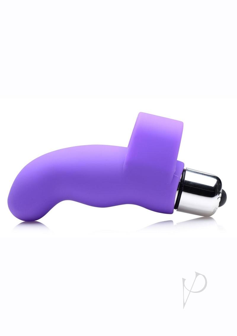 Gossip Thrill-Her Silicone Finger Vibrator - Purple