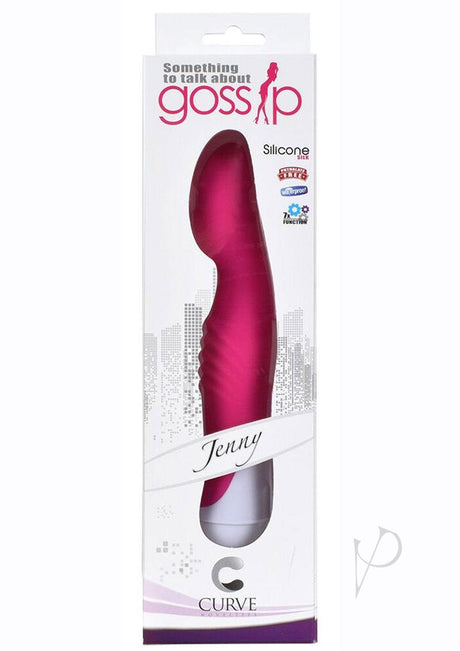 Gossip Jenny 7 Function G-Spot Silicone Vibrator - Pink