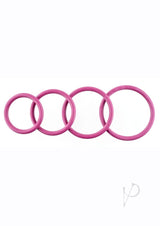 Rubber O-Ring Assorted Sizes (4 pack) - Plum