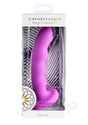 Nautia Silicone Curved Dildo with Suction Cup 8in - Fuchsia