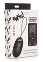 Bang 25x Rechargeable Silicone XL Egg with Remote Control - Black