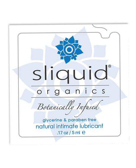 Sliquid Organics Natural Intimate Lubricant - .17 oz Pillow