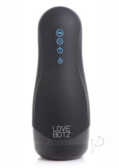 LoveBotz Handheld Milker Rechargeable 15X Sucking Masturbator - Black