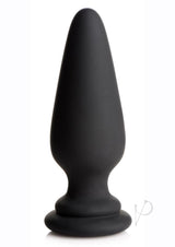 Tailz Snap-On Silicone Anal Plug - Large - Black/Pink