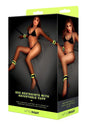 WhipSmart Glow in the Dark Bed Restraints with Adjustable Cuffs