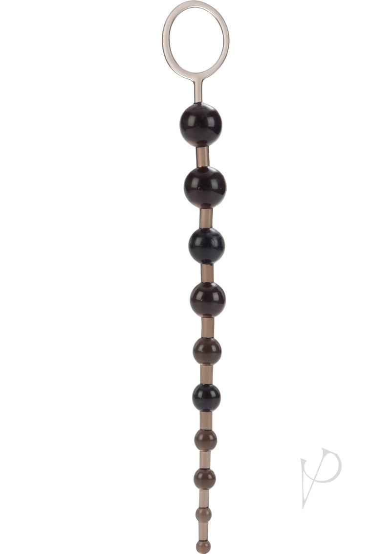 X 10 Anal Beads - Black