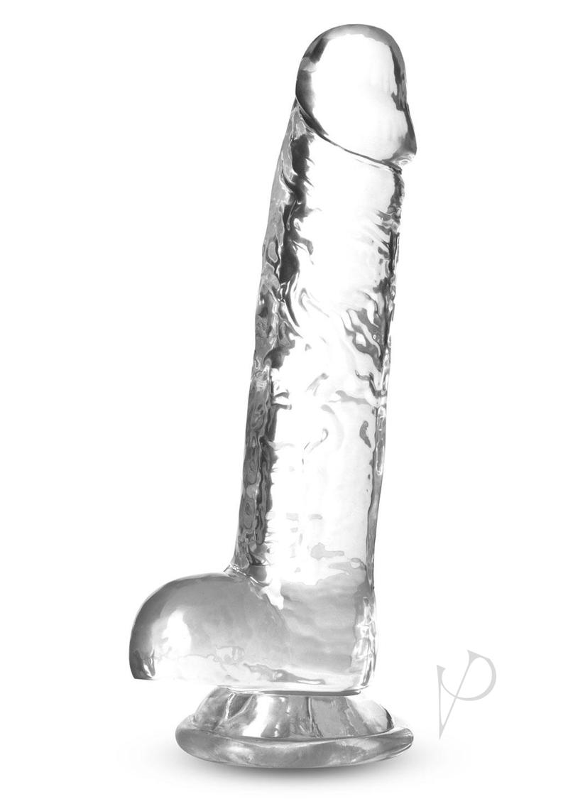 Naturally Yours Crystalline Dildo 7in - Diamond