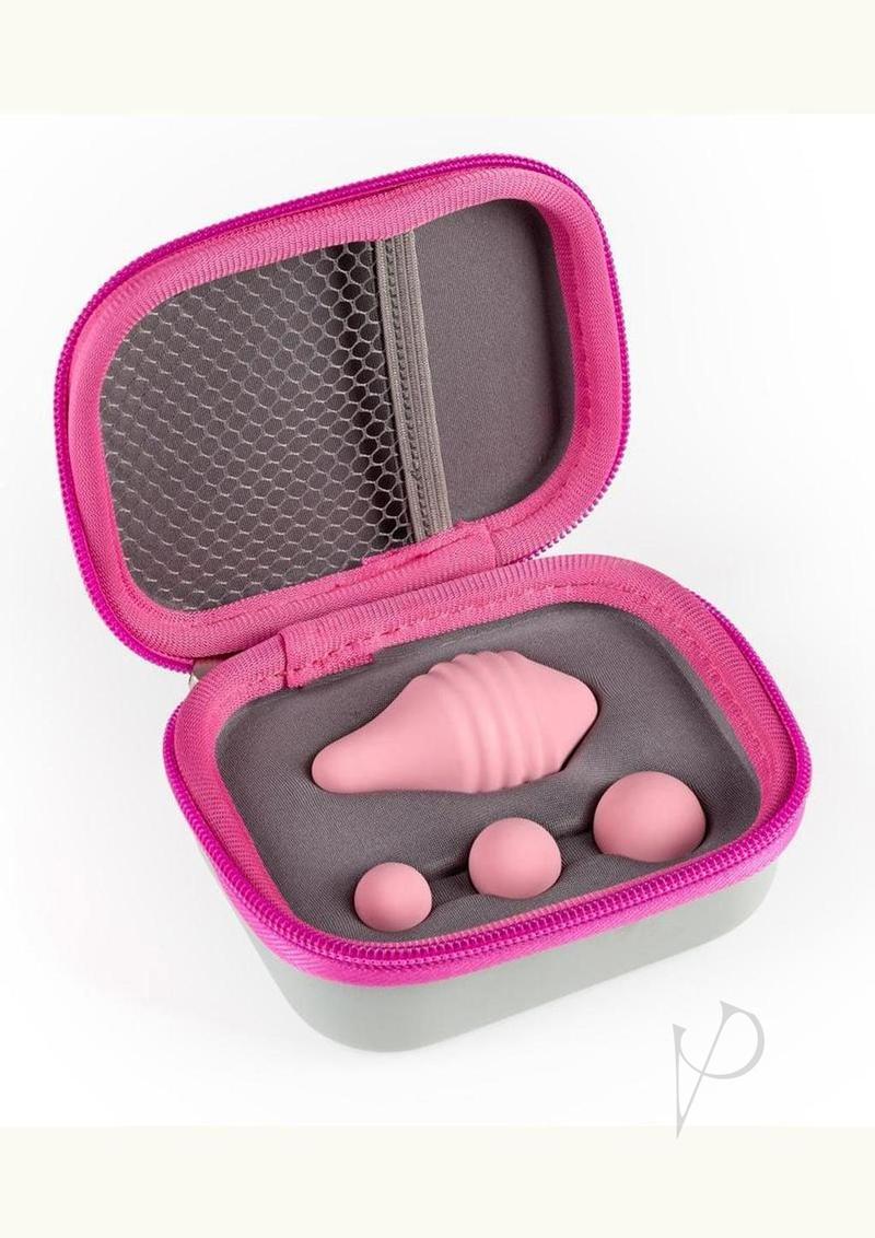 Femintimate Pelvix Trainer Intimate Relax Silicone Dialator Kit (3 Piece Kit) - Pink
