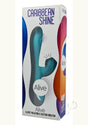 Alive Caribbean Shine Rechargeable Silicone Rabbit Vibrator - Blue