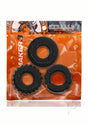 Oxballs Bonemaker Cock Ring Kit (3 pack) - Black