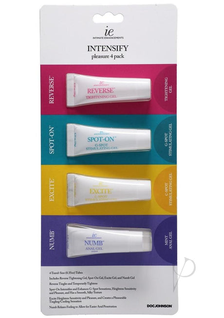 Intimate Enhancements INTENSIFY Pleasure Clitoral Stimulatation (4 pack)