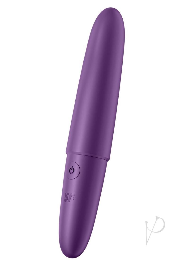 Satisfyer Ultra Power Bullet 6 Rechargeable Silicone Bullet Vibrator - Purple