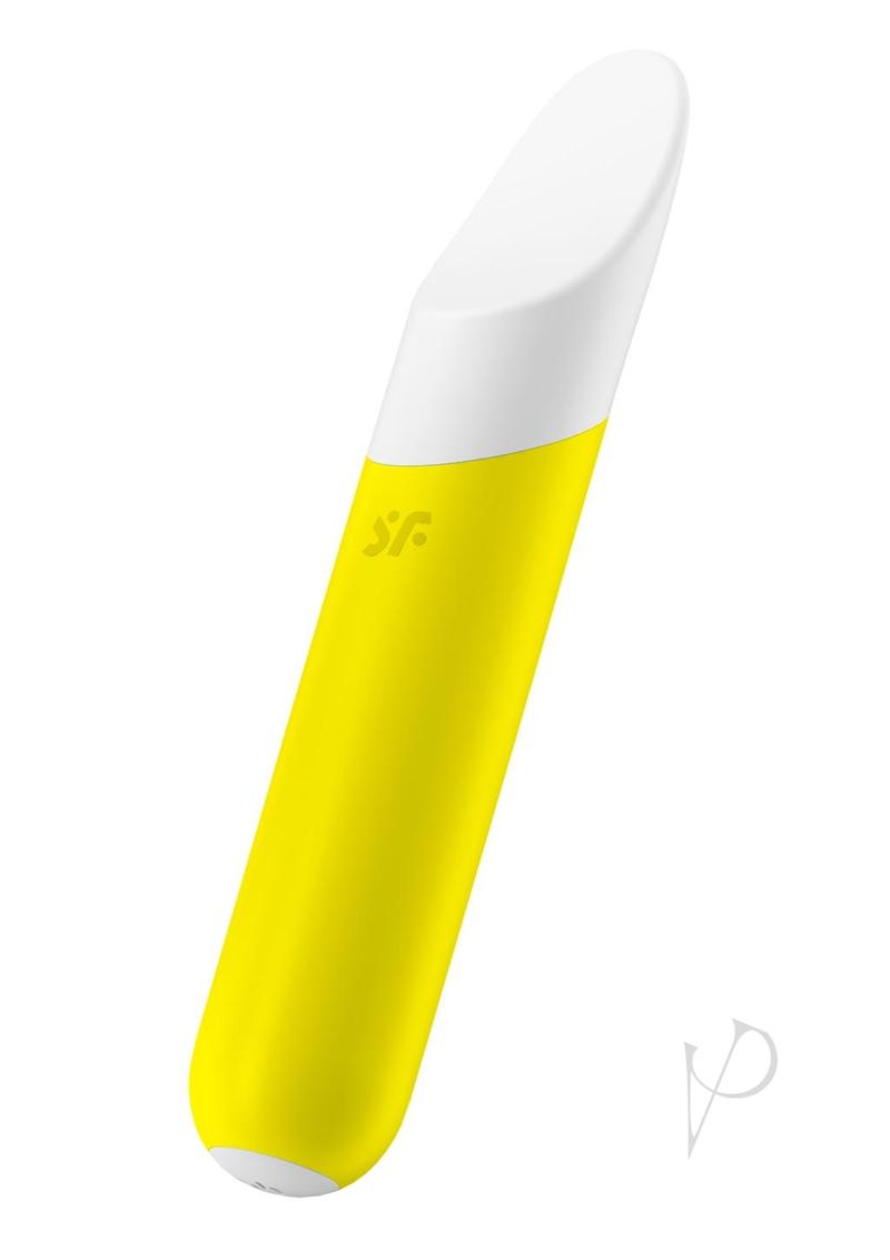 Satisfyer Ultra Power Bullet 7 Rechargeable Silicone Bullet Vibrator - Yellow