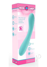Rock Candy Refined Dreamland Rechargeable Silicone G-Spot Vibrator - Blue