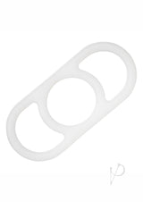 Commander Erection Enhancer Silicone Cock Ring - White