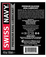 Swiss Navy Silicone Based Anal Lubricant 4oz/118ml