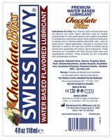 Swiss Navy Chocolate Bliss Flavored Water Based Lubricant 4oz/118ml