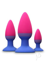 Colours Pleasures Trainer Silicone Anal Plug Kit - Assorted Colors