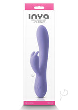 Inya Love Bunny Rechargeable Silicone Rabbit Vibrator - Purple