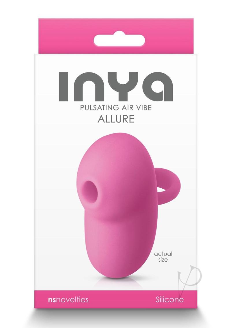 Inya Allure Pulsating Air Vibe Rechargeable Silicone Clitoral Stimulator - Pink