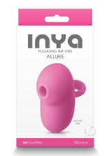 Inya Allure Pulsating Air Vibe Rechargeable Silicone Clitoral Stimulator - Pink