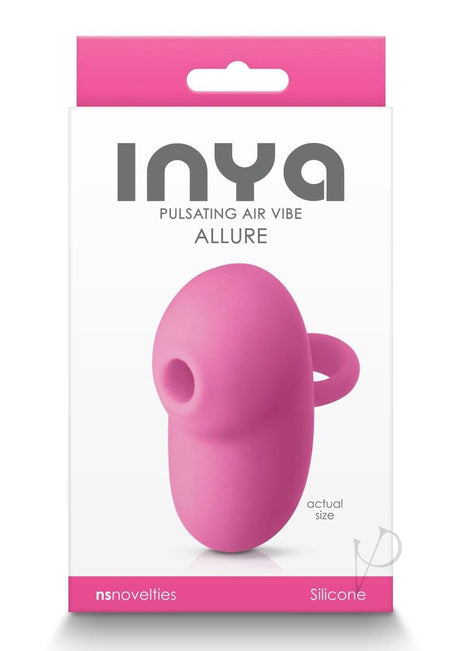 Inya Allure Pulsating Air Vibe Rechargeable Silicone Clitoral Stimulator - Pink